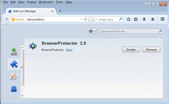 remove browserprotector from firefox