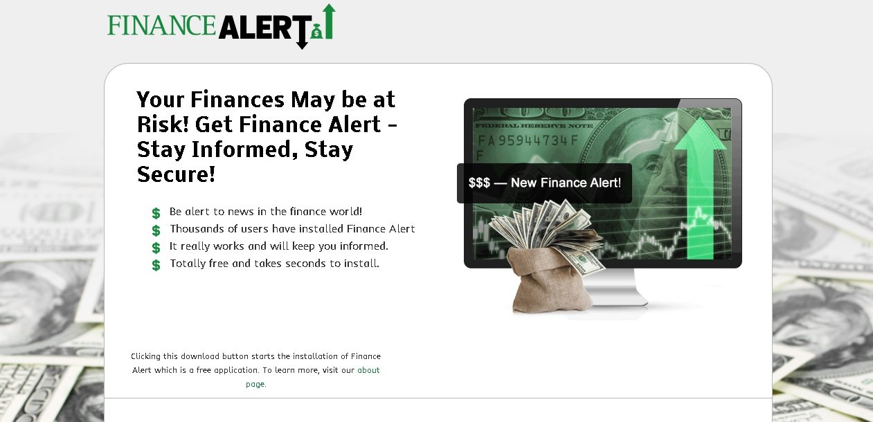 remove finance alert ads