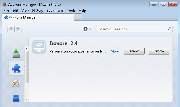remove boxore from firefox
