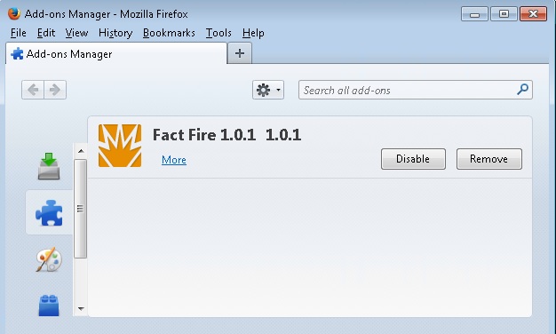 remove fact fire from firefox