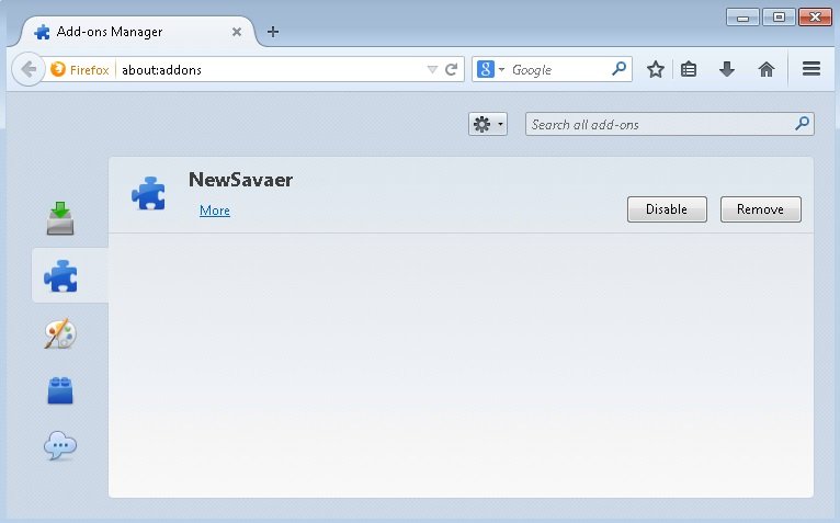 remove newsavaer from firefox