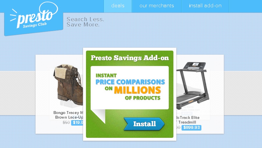 remove presto savings