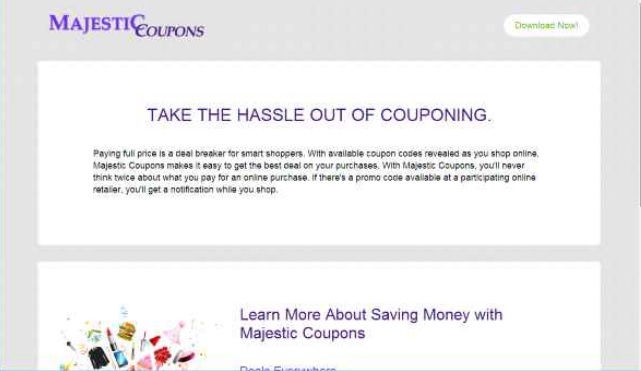 remove Majestic Coupons
