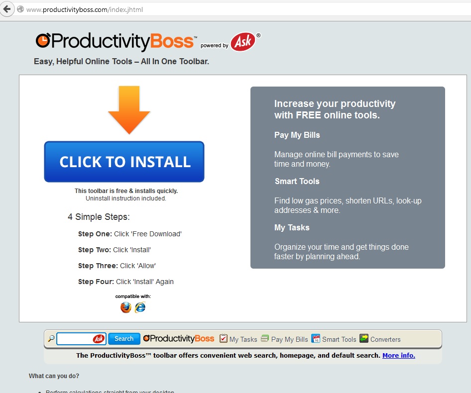 remove ProductivityBoss