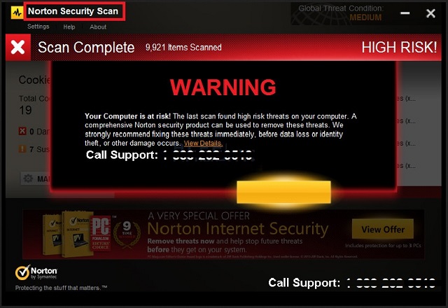 remove Norton Security Scan
