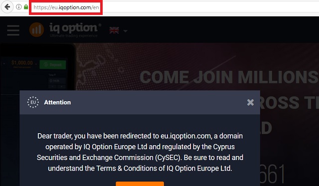 Remove Iqoption.com