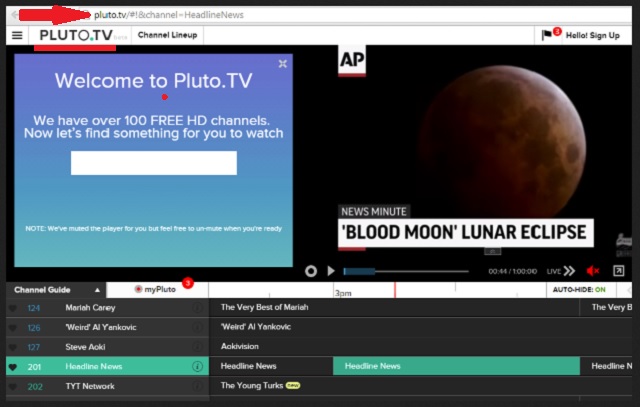 Remove Pluto TV