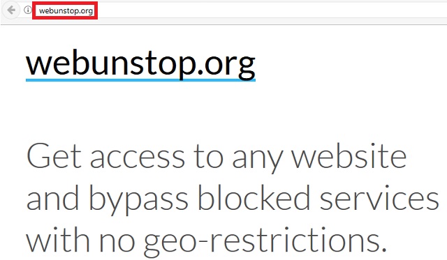 Remove Webunstop.org