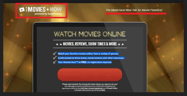 remove Your Movies Now New Tab 