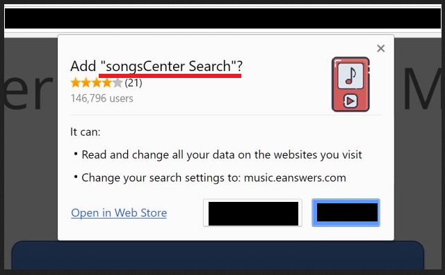 Remove SongsCenter Search 