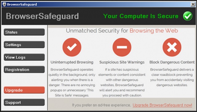 remove BrowserSafeguard 