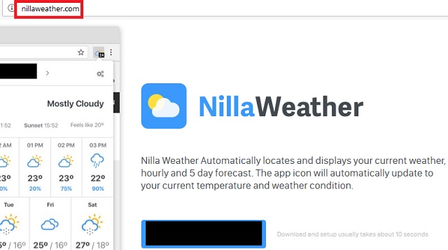 remove Nilla Weather