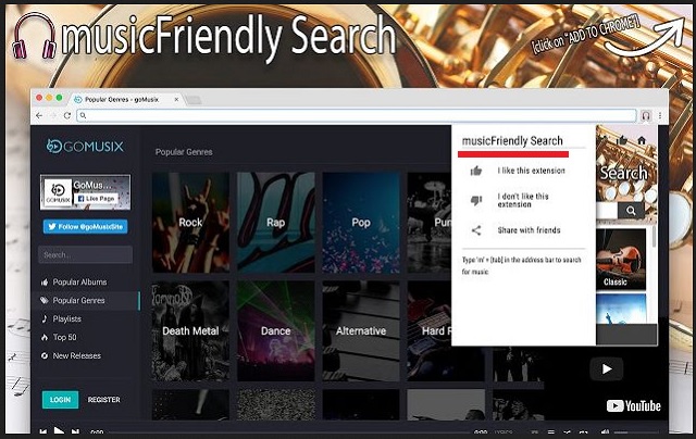 remove musicFriendly Search