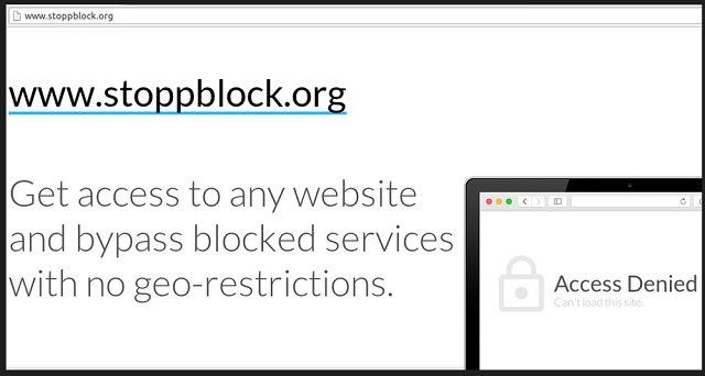 Remove Stoppblock.org 
